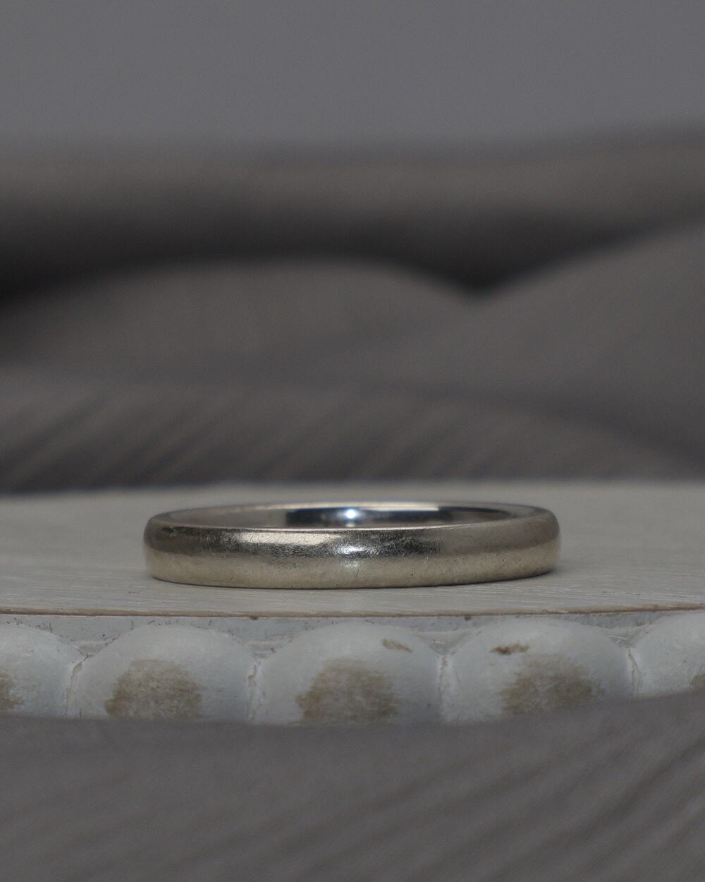 James Avery 925 Forever Wedding Ring 3.9G / Sz 8.5 / ( 1/8 In Wide)